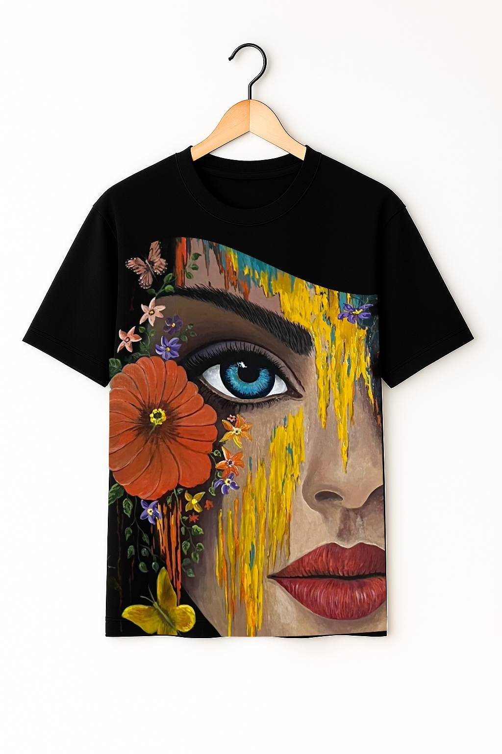 Impossible Girl – Natural Flower Beauty Oversized T-Shirt