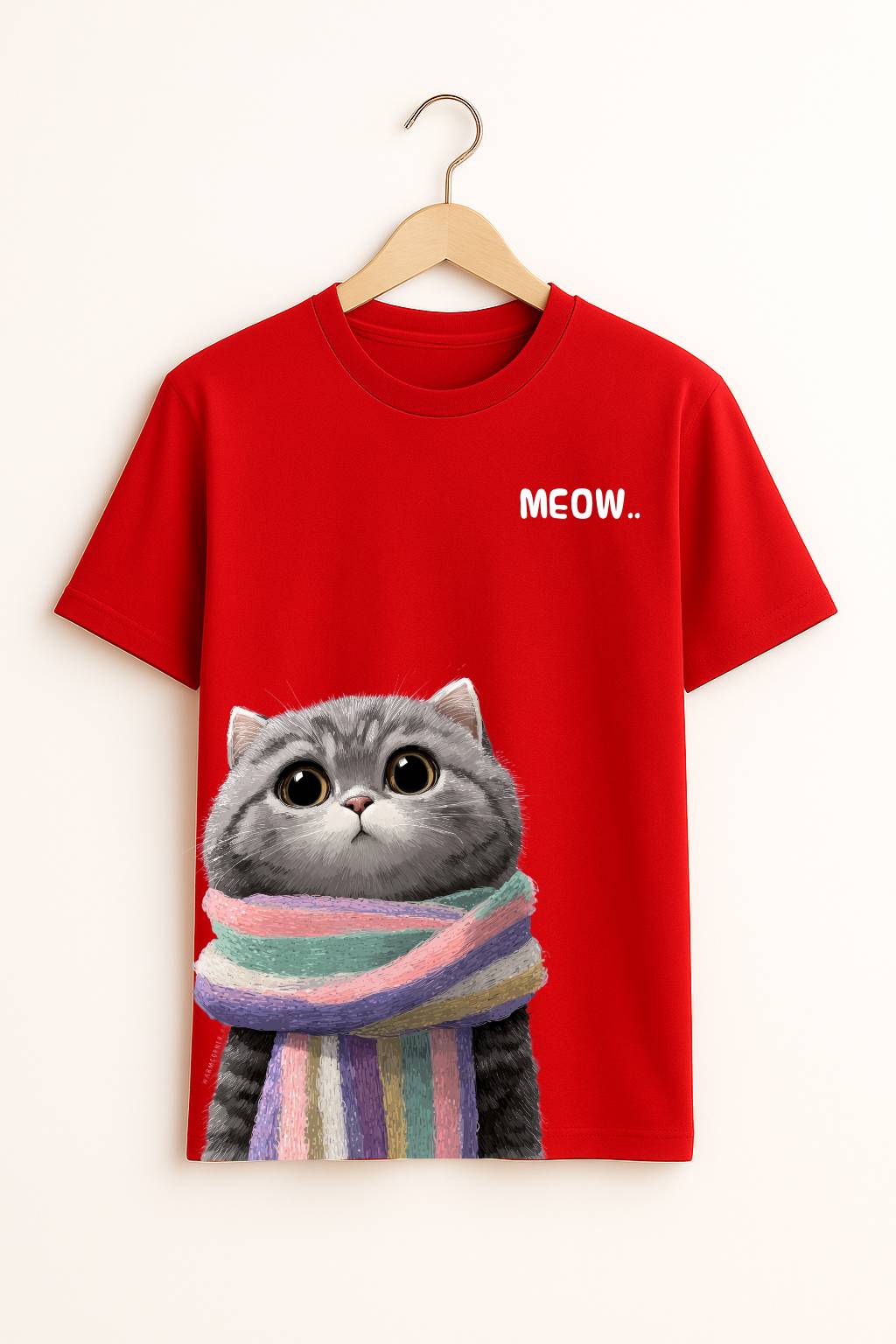 MEOW Meow Mode – The Cat Vibe Oversized T-Shirt 🐾